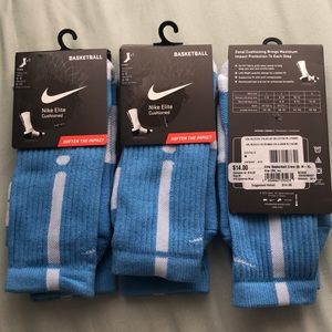Light blue Nike elite socks
